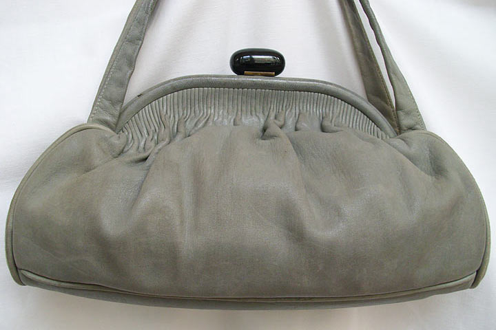 Tasche aus den 30er Jahren, feines Kalbsleder